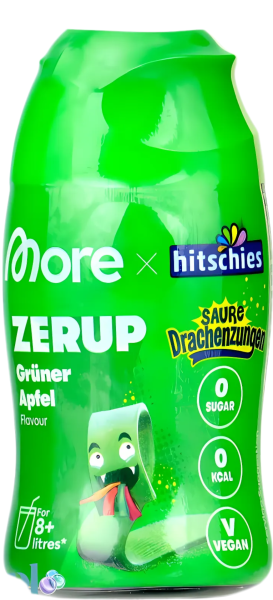 More - x hitschies Zerup Grüner Apfel 65ml